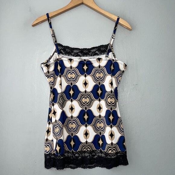 Maurices Size Small Spaghetti Strap Lace Trimmed Tank Top Cami Y2K - Picture 3 of 9